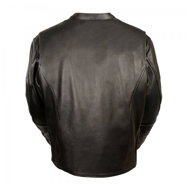 Men’s Throwback Scooter Jacket w/ Side Stretch, Sleeve Embellishments