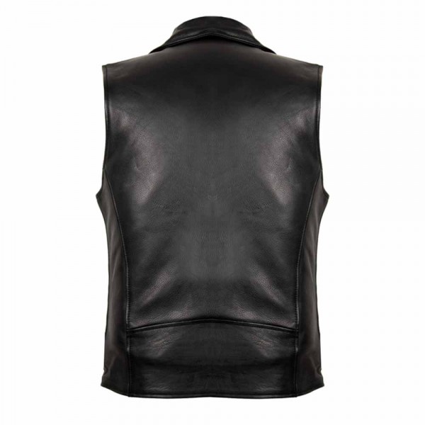 Rockerbilly Leather Vest Rocker Vest